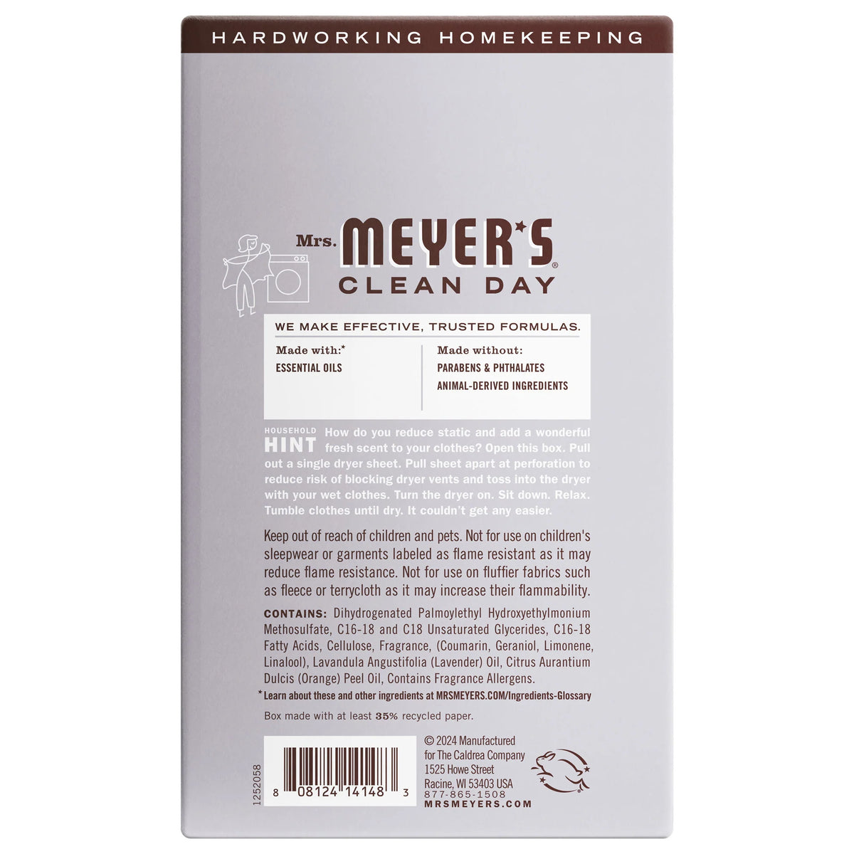 Lavender Dryer Sheets